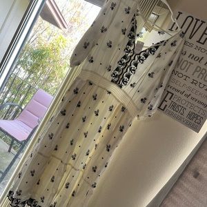 Long sleeve midi dress